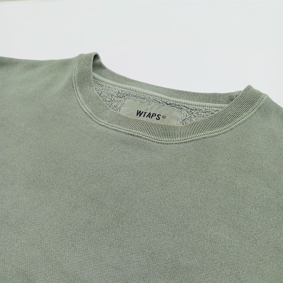 WTAPS ダブルタップス BLANK 01 CREW NECK クルーネック スウェット トレーナー グリーン 212ATDT-CSM04 2 -  メルカリ