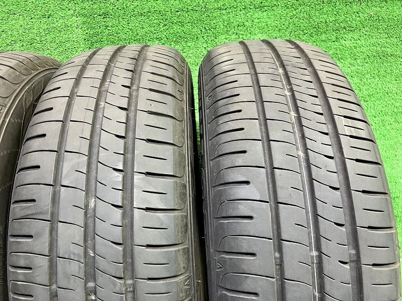 ダンロップ エナセーブEC204 22年製 バリ溝 ☆バリ山 185/70R14