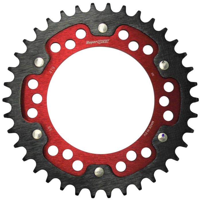 3営業日で発送 スーパースプロックス Supersprox SPX REAR STEALTH 479-38T RED