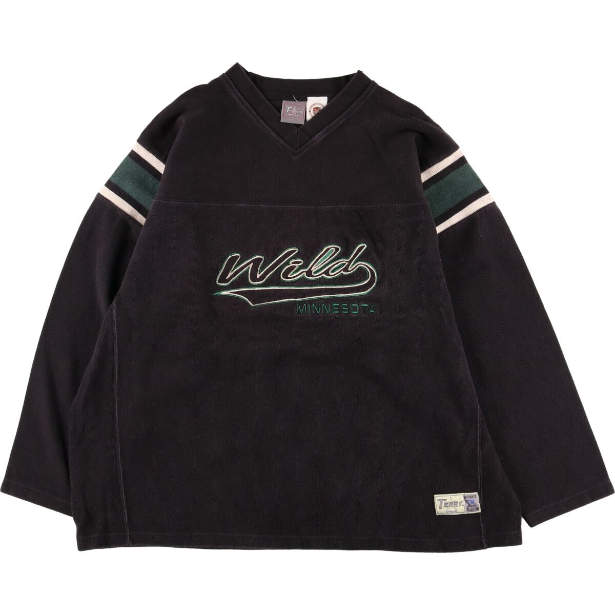 古着 TERRY NHL MINNESOTA WILD ミネソタワイルド Vネックスウェット トレーナー メンズXL /eaa330461 【中古】/eaa330461