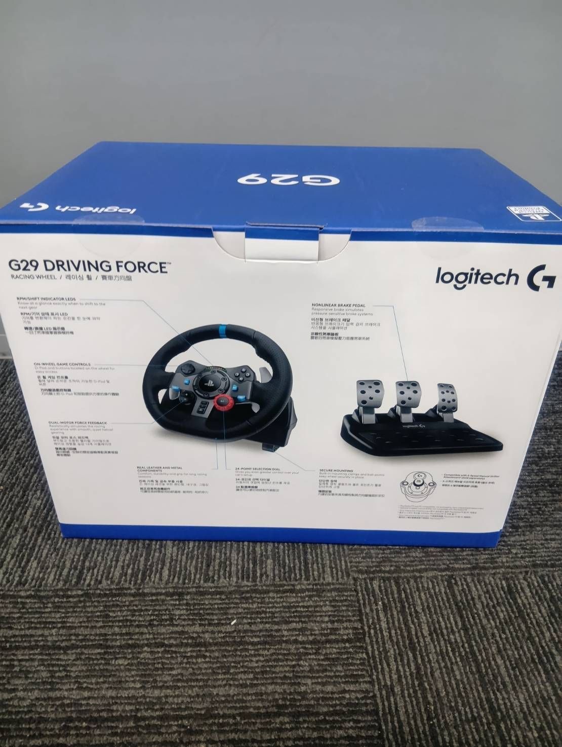 新品未使用】ハンコン Logicool G29 for PS5,PS4,PS3 ゲーム機