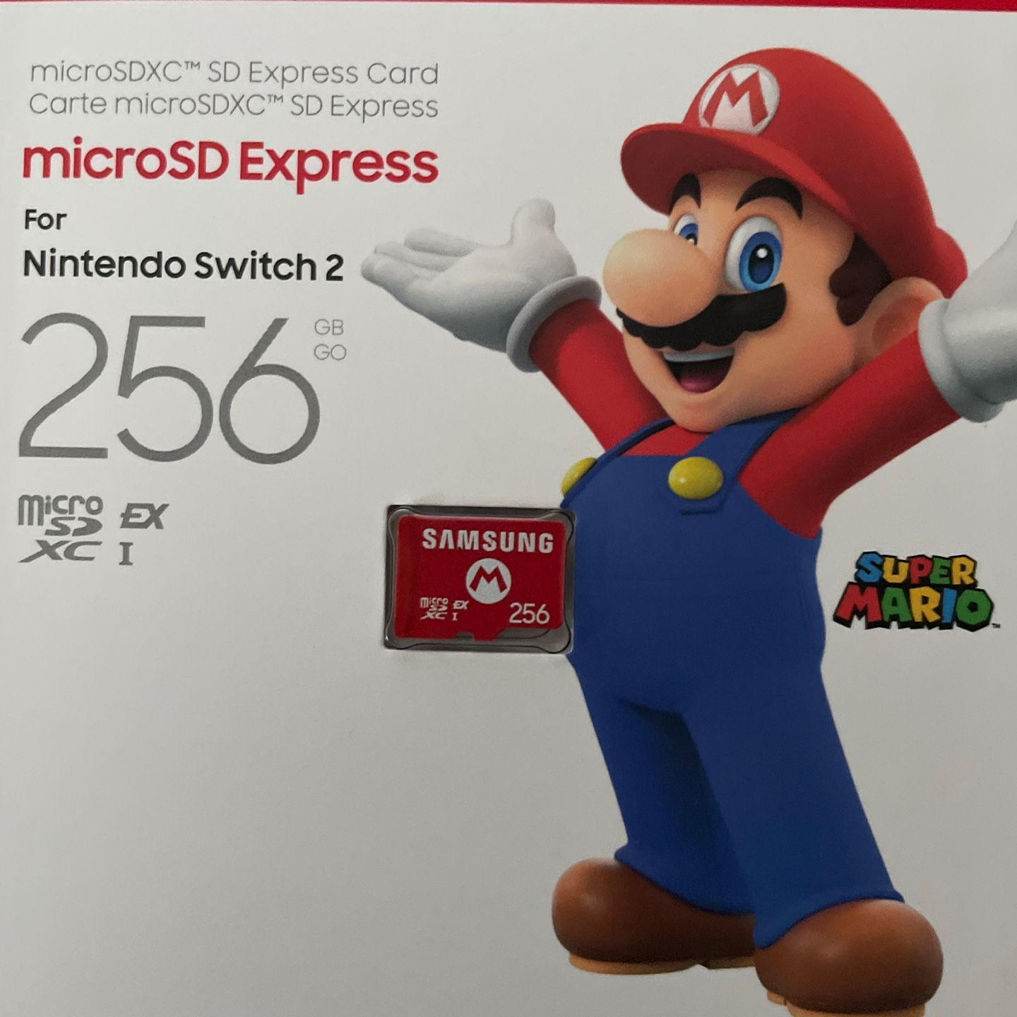 Samsung Official MicroSD Express Card - 256GB (Mario Edition