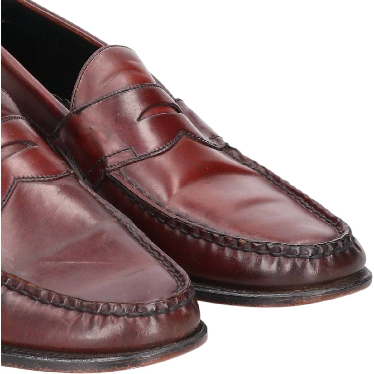  古着 70年代 フローシャイム Florsheim QUALITY コインローファー 9 D メンズ27.0 cm相当 ヴィンテージ saa 014380 デッキシューズ 靴