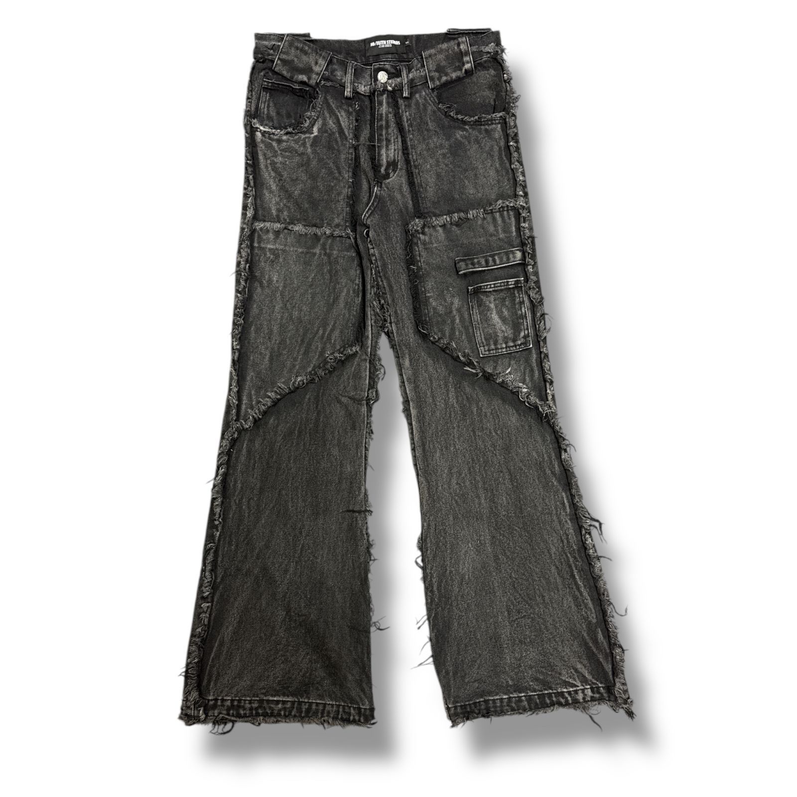 参考上代47300円 NO/FAITH STUDIOS FLARED DENIM フレアデニム