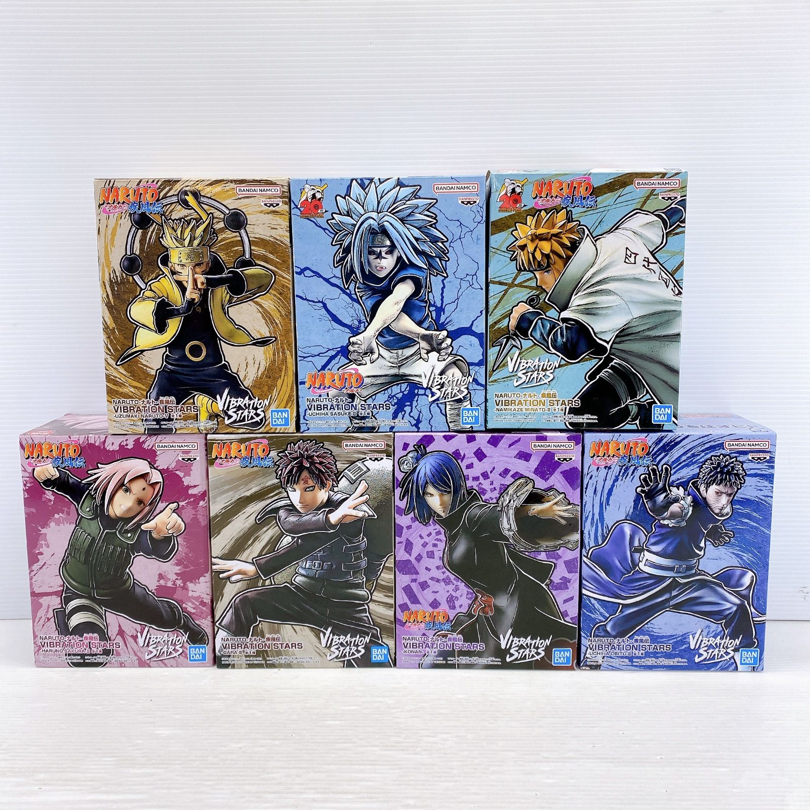 NARUTO-ナルト- 疾風伝 VIBRATION STARS 7点セット NARUTO ナルト 疾風伝 VIBRATION STARS フィギュア7体セット