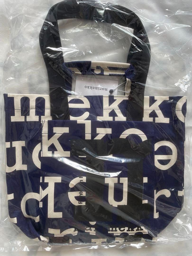 国内正規品 新品 マリメッコ 日本限定 Mono Mini Citybag Logo