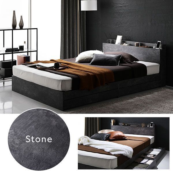 RASIK ベッド ダブル ステージタイプ 国産ポケットコイルマットレス