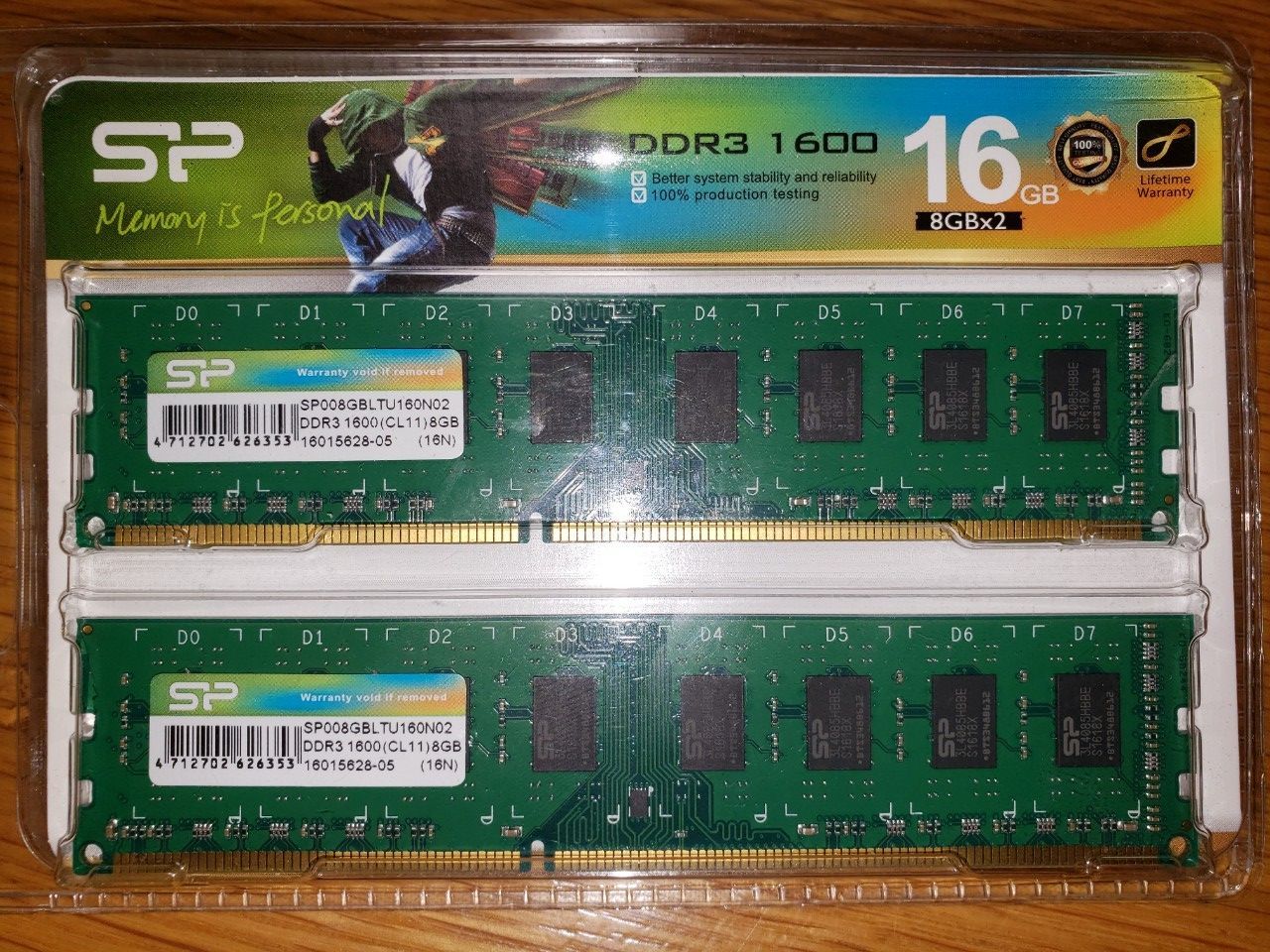 SILICON POWER DDR3-1600 16GB(8GBx2枚組)SET - メルカリ