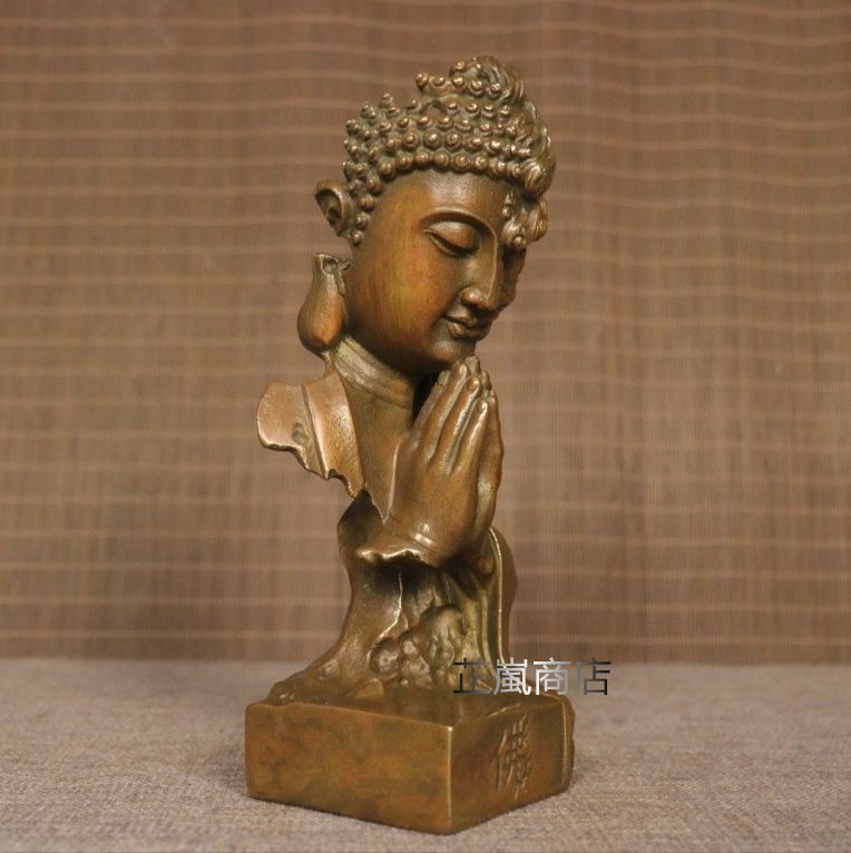 銅製 釈迦如来仏仏像 事務デスクトップ机 茶室 茶寵 置物 装飾品 工芸品 銅製 釈迦如来仏仏像 事務デスクトップ机 茶室 茶寵 置物 装飾品 工芸