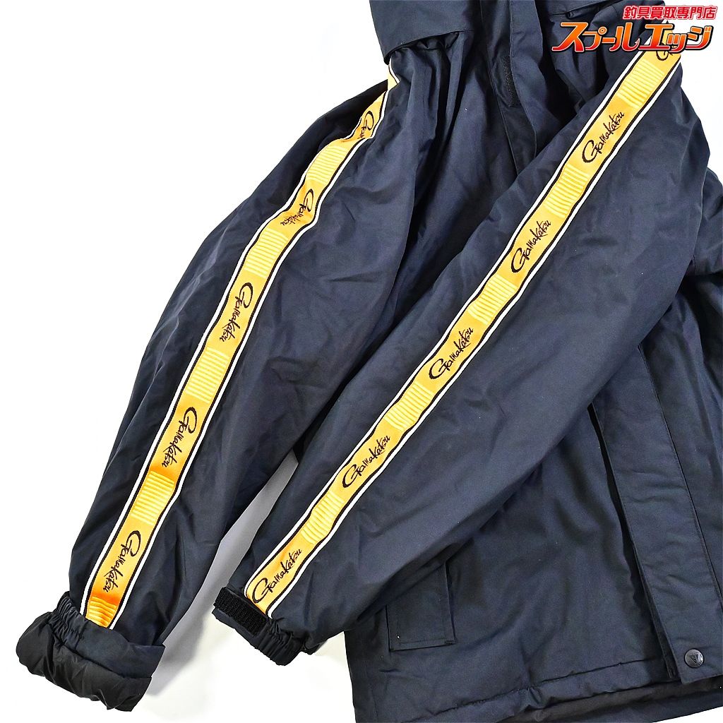 1円スタート　がまかつ　トレーニングウォームスーツ GM-3438 ブラック　L　がま磯　磯釣り　フカセ釣　普段着　道中着　簡易防水　1円→ がまかつ GM-3438 トレーニングウォームスーツ ブラック 新品