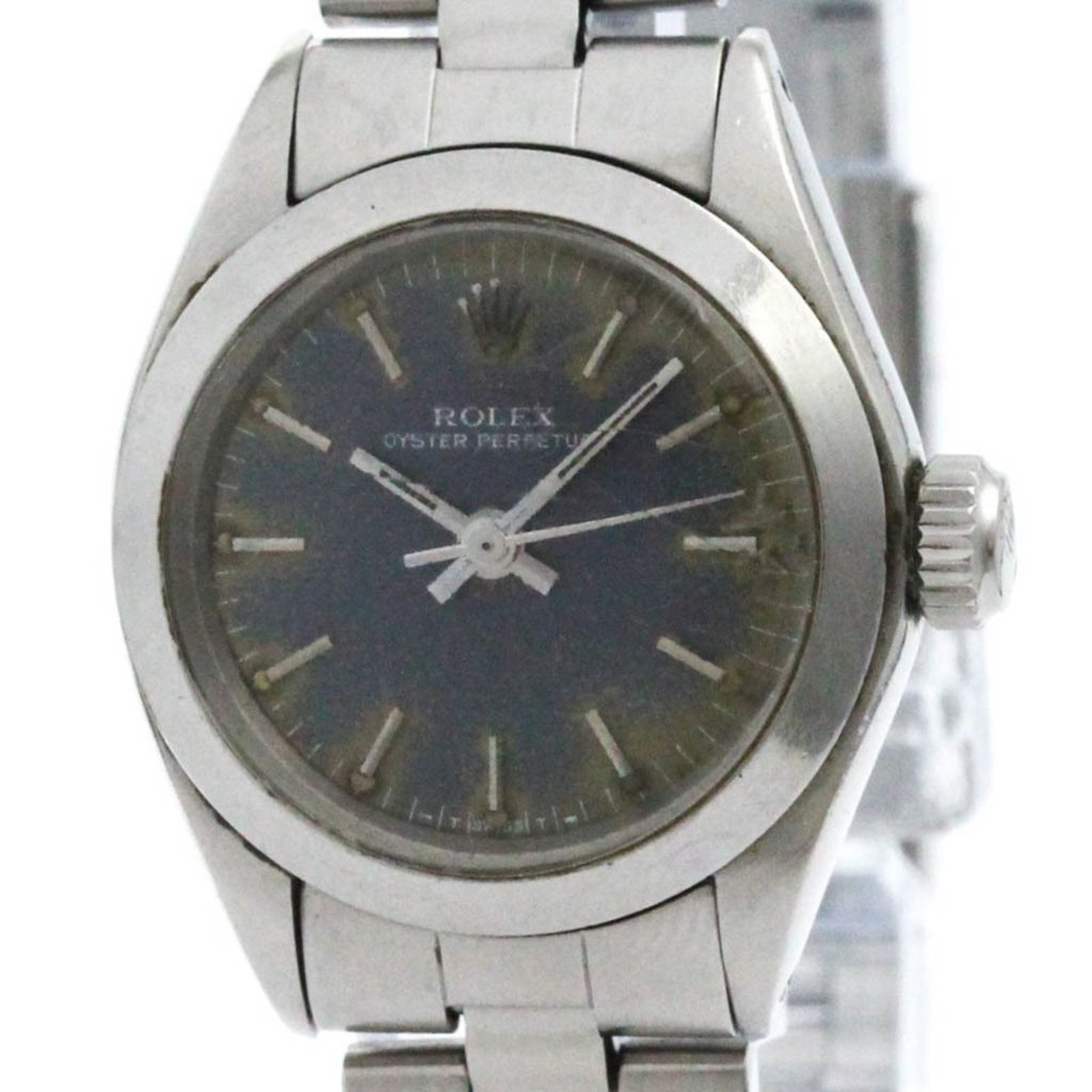 ロレックス ROLEX オイスター パーペチュアル 6718 ステンレススチール 自動巻き レディース 時計