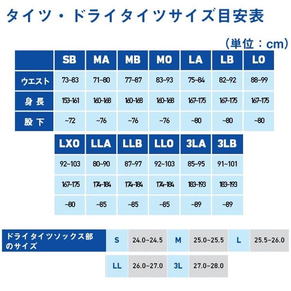 ダイワドライタイツ ソックス先割
