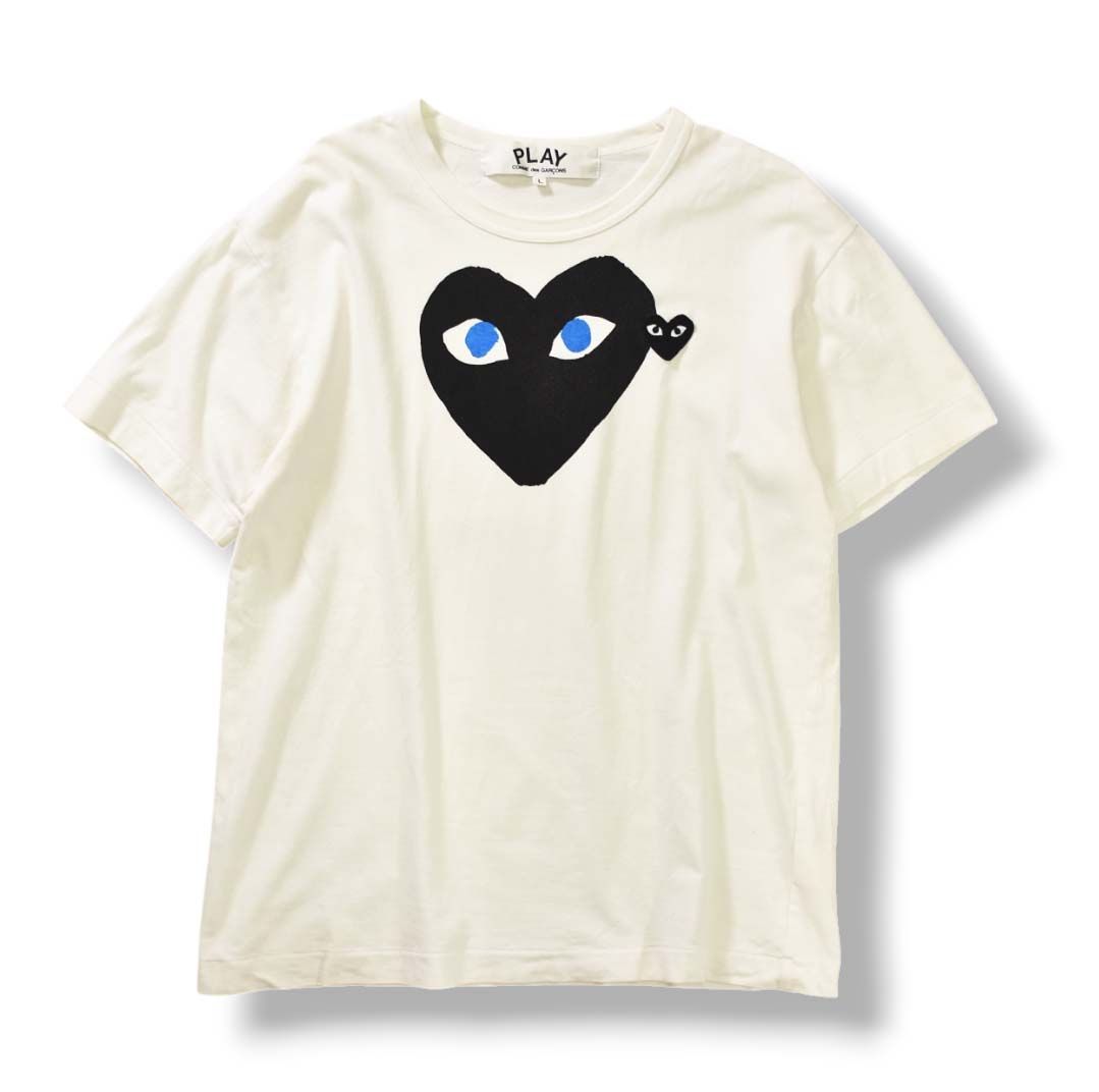 【COMME des GARCONS】メンズ ダブルハートロゴ カットソー org.jpg
