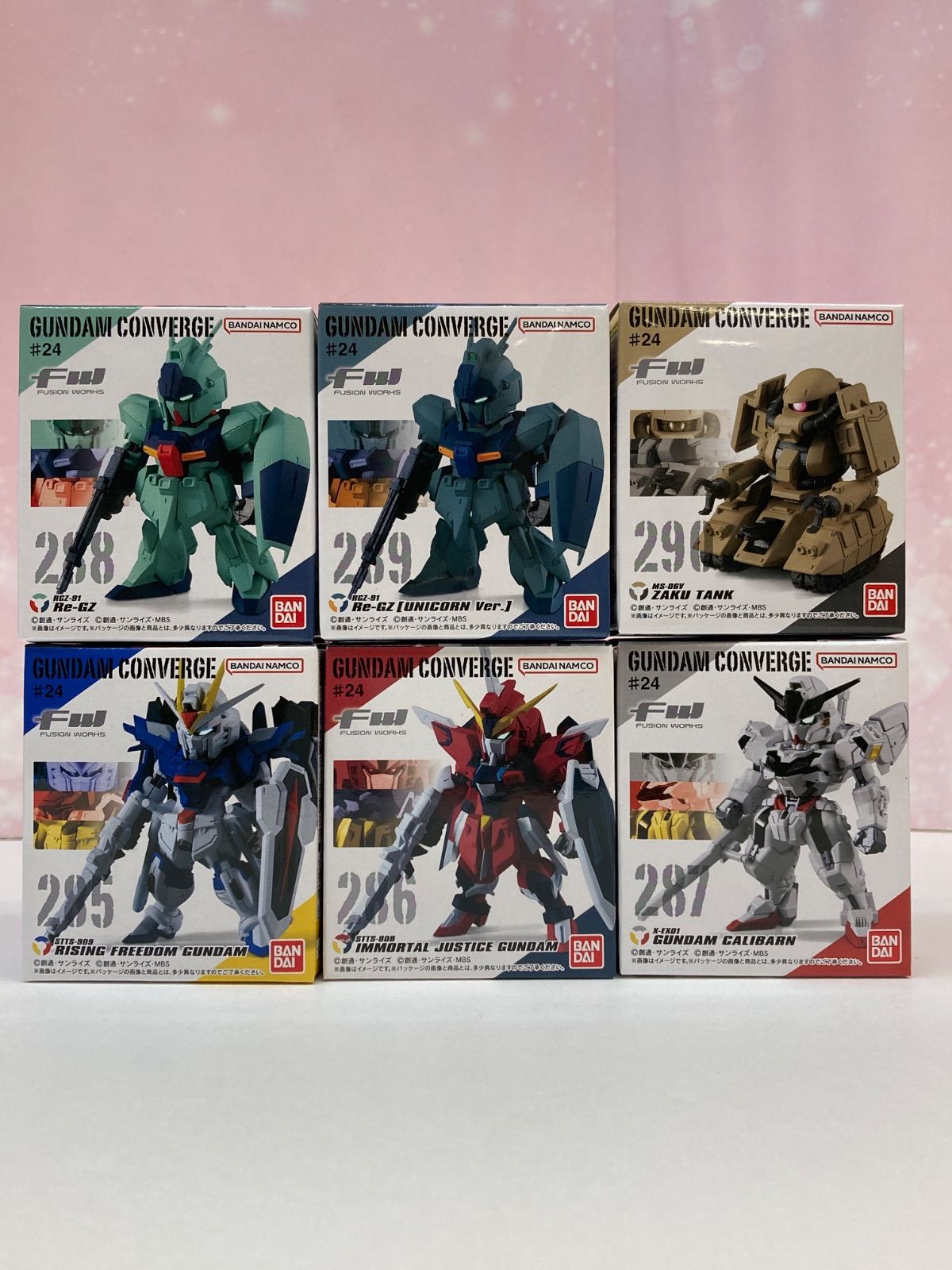 広店】全6種セット FW GUNDAM CONVERGE #24 ガンダム コンバージ