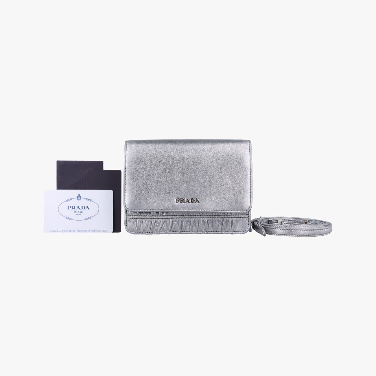 【希少】 PRADA プラダ ウォレットチェーン メンズ シルバー PRADA(プラダ) / ウォレットチェーン/--/SLV/メンズ | 中古品の
