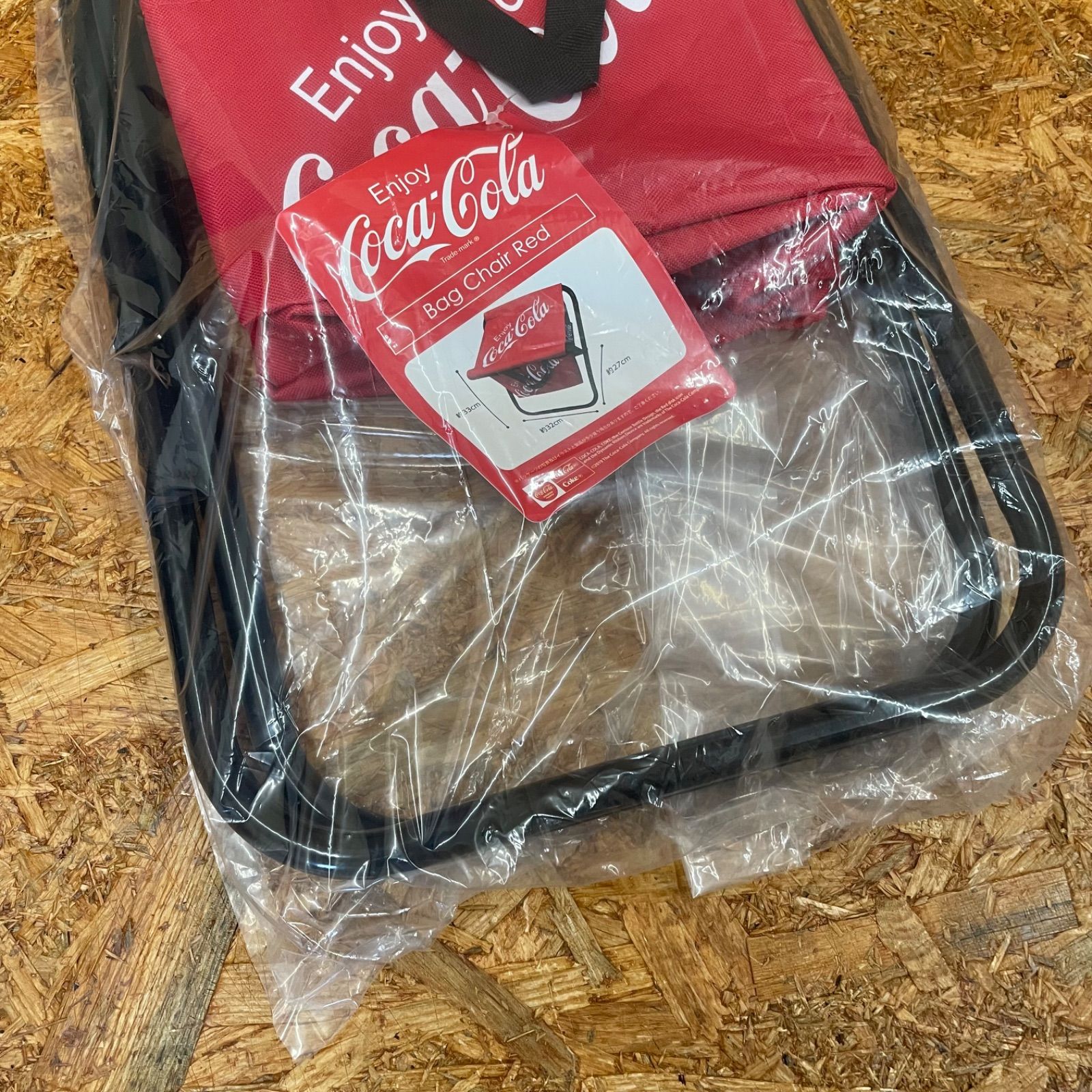 新品 未使用 Coca-Cola バッグチェア レッド 未開封 アメリカン