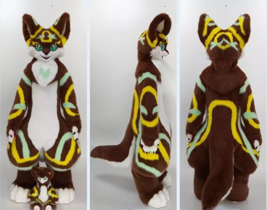 着ぐるみ ケモノ体 フルスーツ 短毛タイプ NO.44 最 セット 全身 ケモノ ファースーツ ぬいぐるみ コスプレ コスチューム