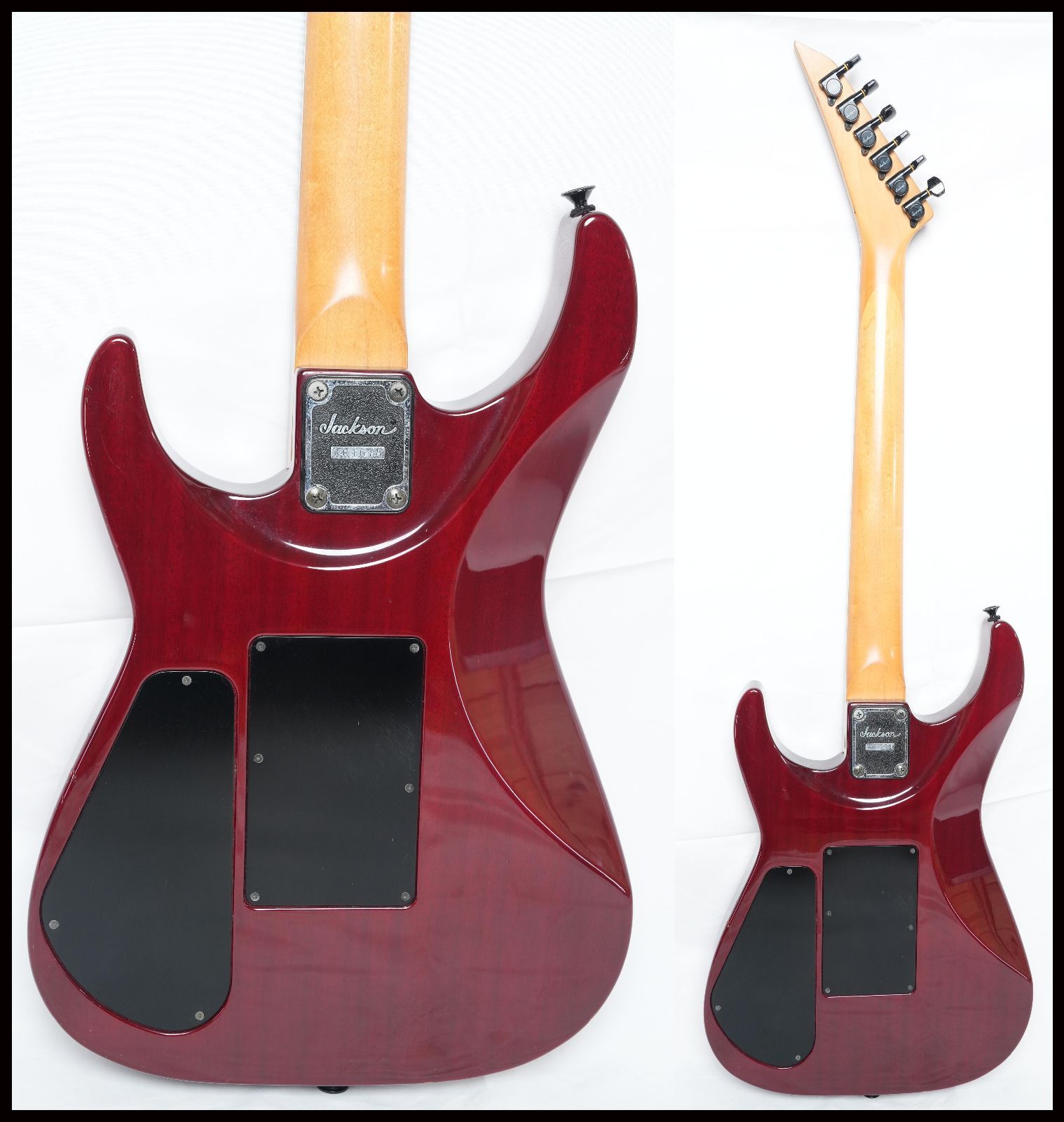 ☆Jackson☆SUPER DINKY STANDARD CHERRY Mahoganyボディ デカロゴ 90