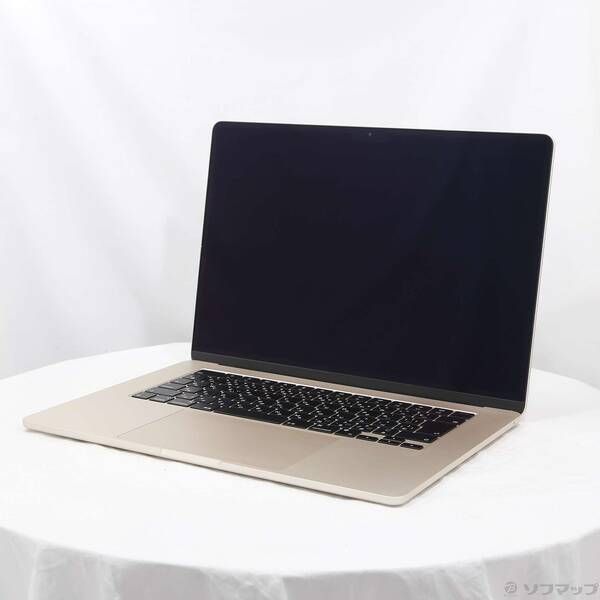 〔 品〕 MacBook Air 15.3-inch Mid-2025 MQKU3J A Apple M2 8コアCPU_10コアGPU 8GB SSD256GB スターライト 〔14.7 Sonoma〕 258