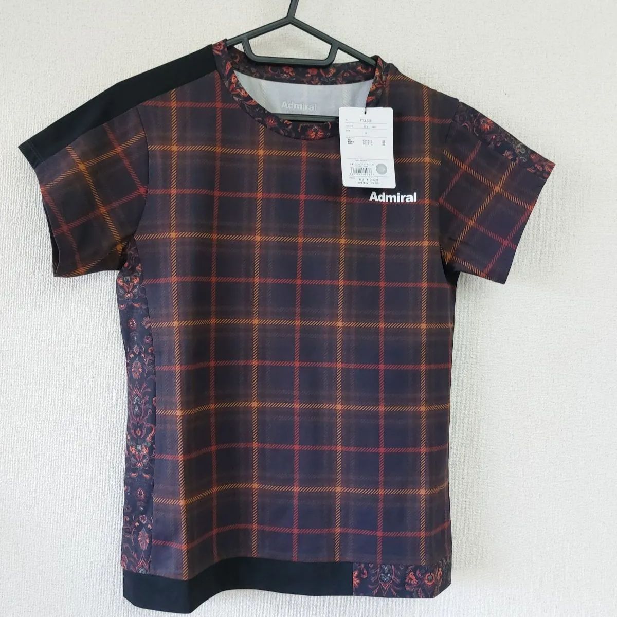 Admiral アドミラル 25AW ATLA548 アシメブロッキングアソートグラフィックTEE RED 40 Mサイズ