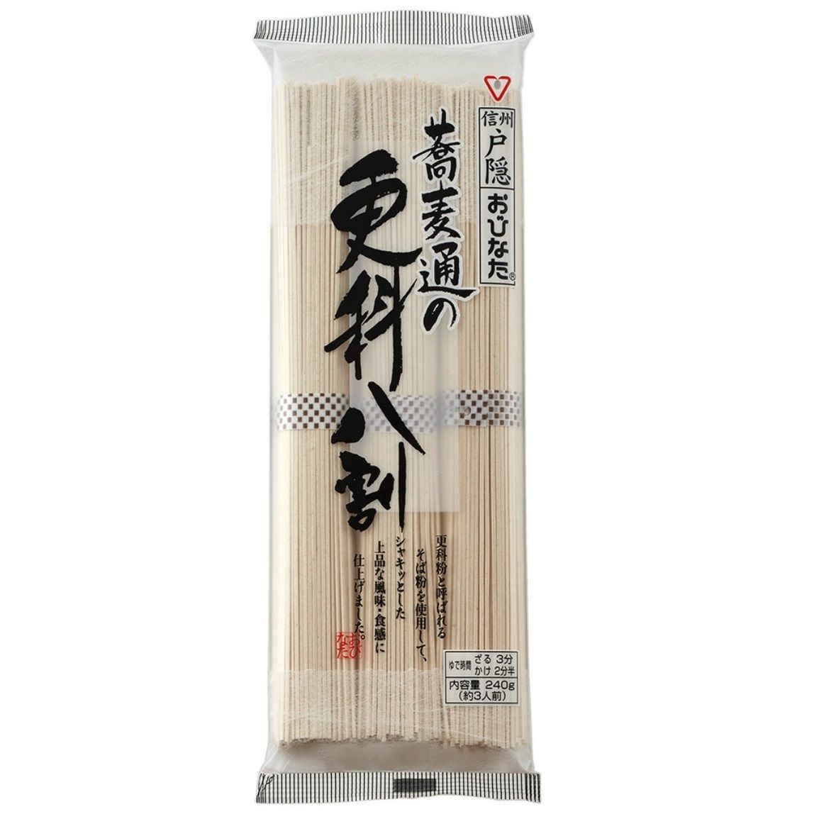 信州戸隠おびなた 蕎麦通の更科八割 240g×15袋 - 美味あかつきや