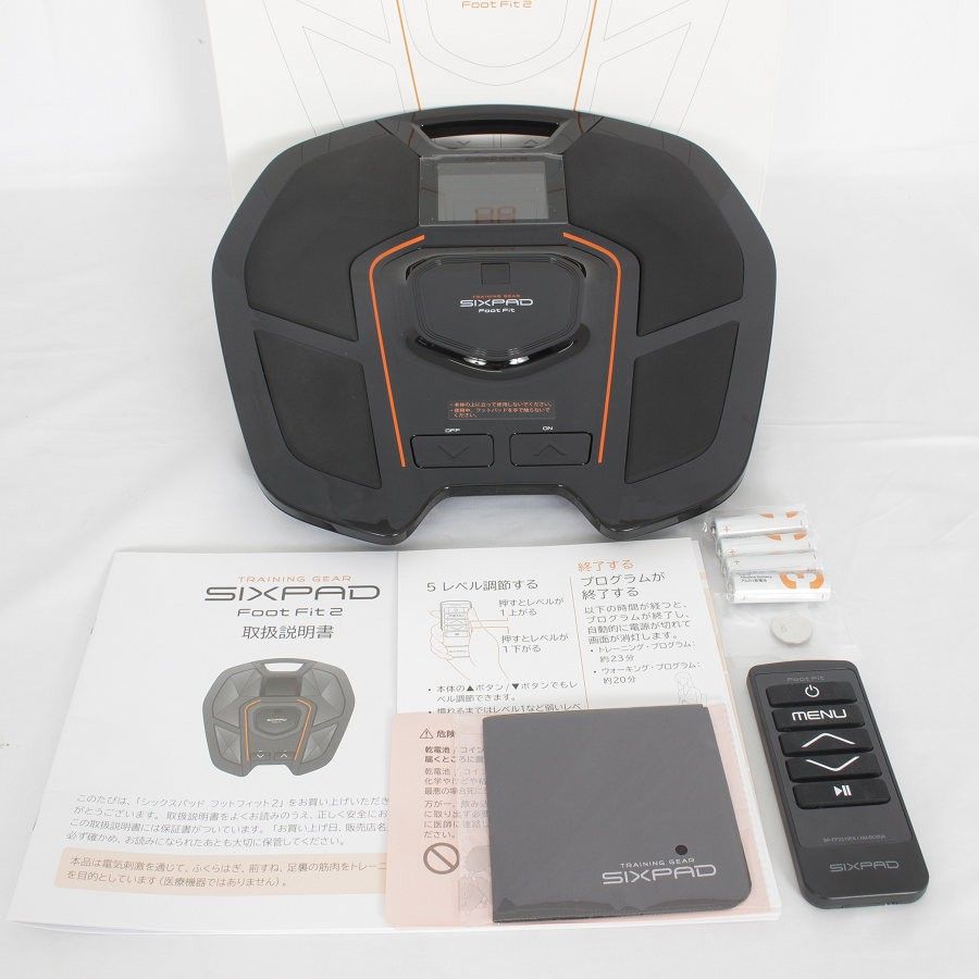 【美品】MTG SIXPAD Foot Fit 2 SP-FF2310FA ブラック シックスパッド フットフィット2 本体