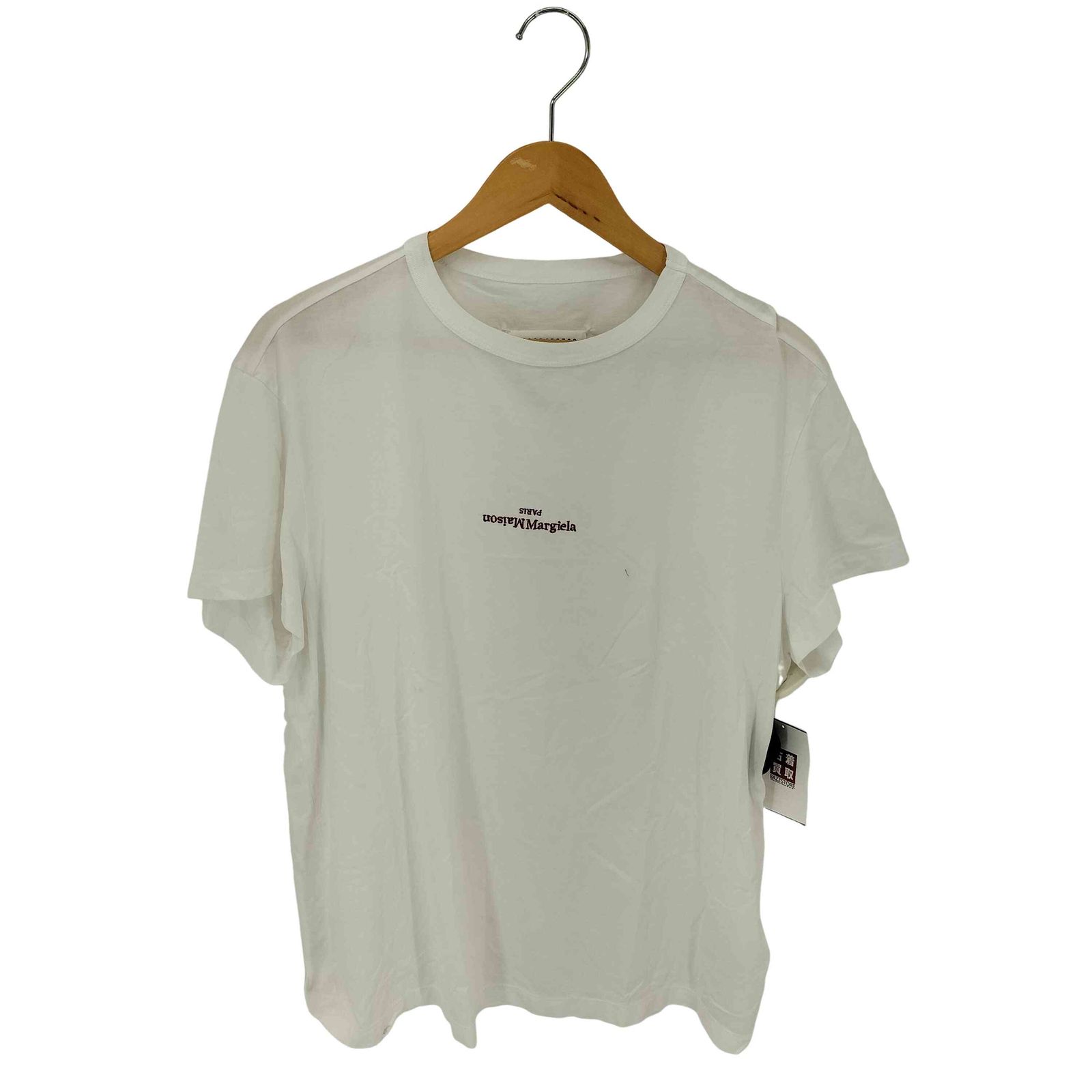 メゾンマルジェラ Maison Margiela 21SS ミニロゴ クルーネック Tシャツ メンズ EUR 48