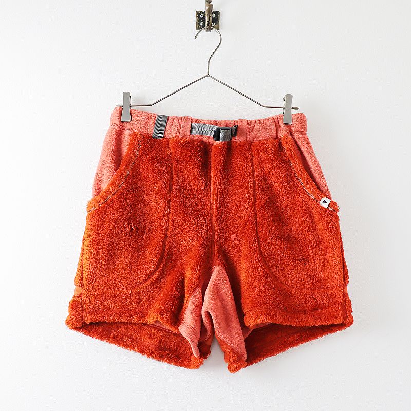 アンドワンダー　ハイロフト　フリース　ショートパンツ ブラウン　新品 アンドワンダーハイロフトフリースショートパンツ ブラウン新品
