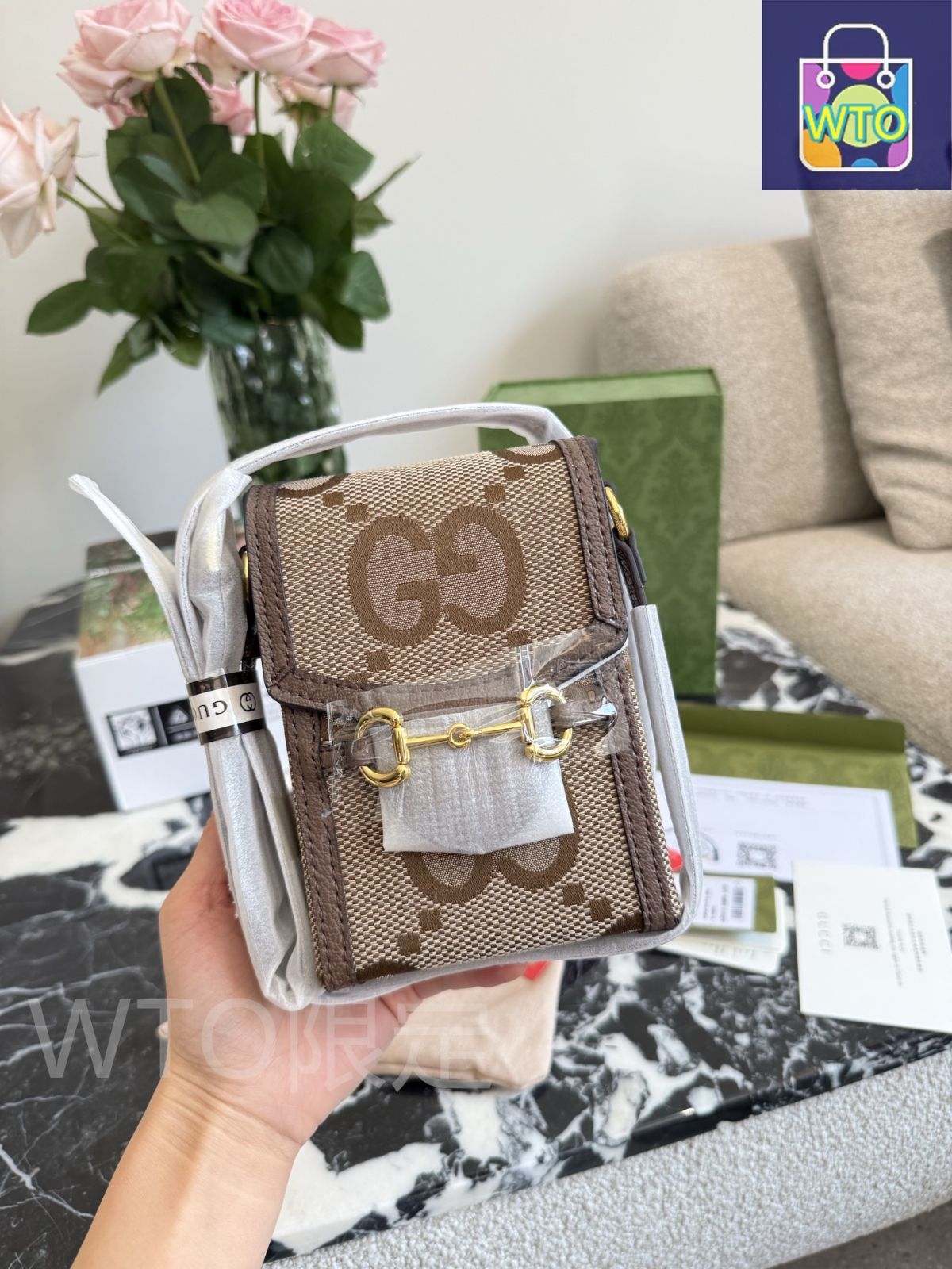 今日特価】Gucci Horsebit 1955 Mini Phone Bag グッチ ホース