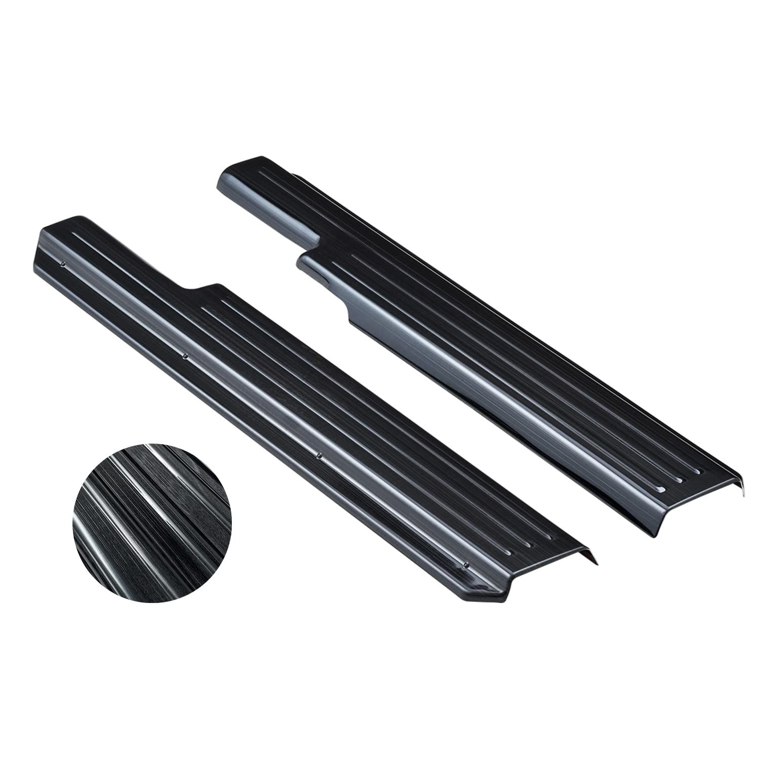 セイワ(SEIWA) 車種専用用品 スズキ ジムニーu0026シエラ(JB64/JB74)専用 スカッフプレート サイドステップガード IMP172 ステンレス ブラック 両面テープ付き サイドシル