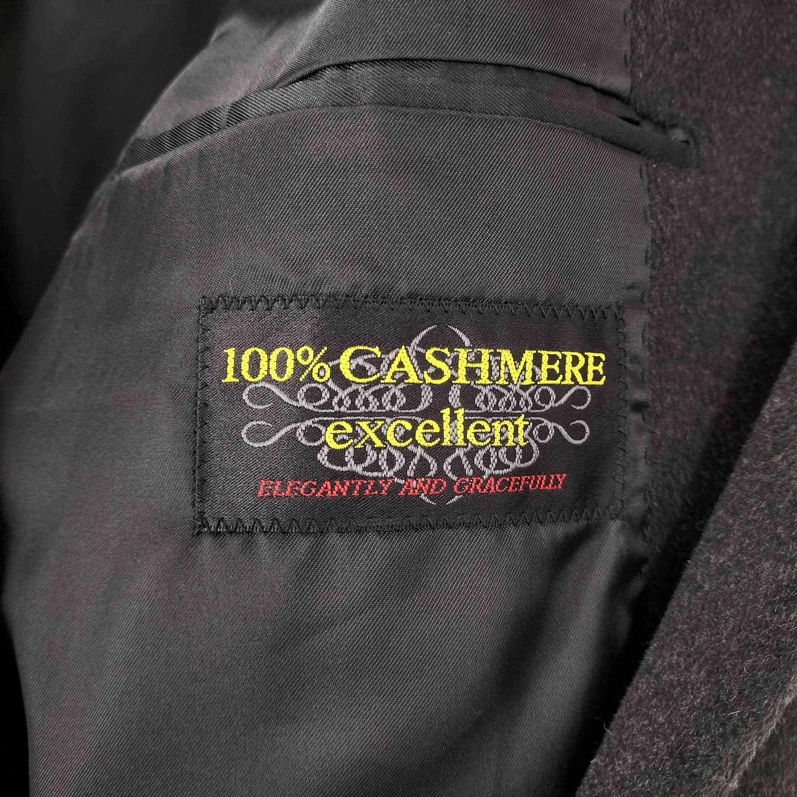 ユーズドフルギ USED古着 CASHMERE 100 チェスターコート メンズ 表記