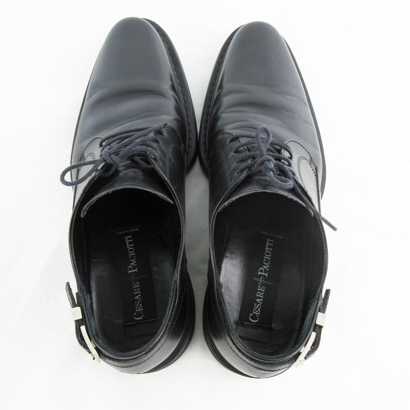 美品 CESARE PACIOTTI ビジネスシューズ 高級 本革 ブラック 7 美品 CESARE PACIOTTI ビジネスシューズ 高級 本革 ブラック 7