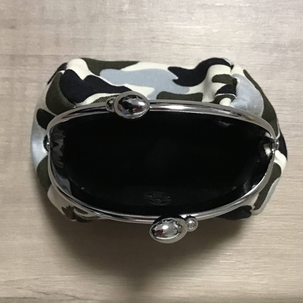 ☆新品☆ 京都限定 永楽屋 がま口 財布 kyoto city camo a