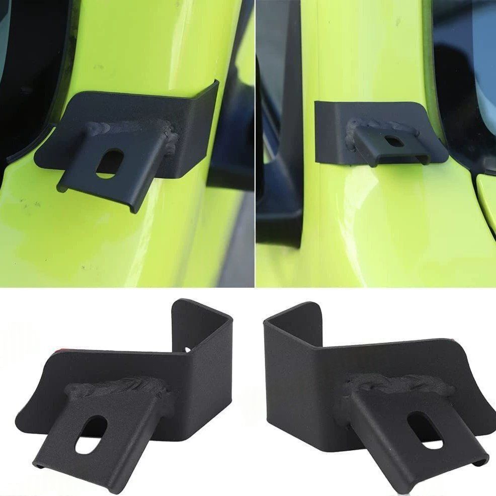 2018年以降 スズキ ジムニー JB64 JB74 3ドア 5ドア 対応 Aピラー用オフロードスポットライトブラケット