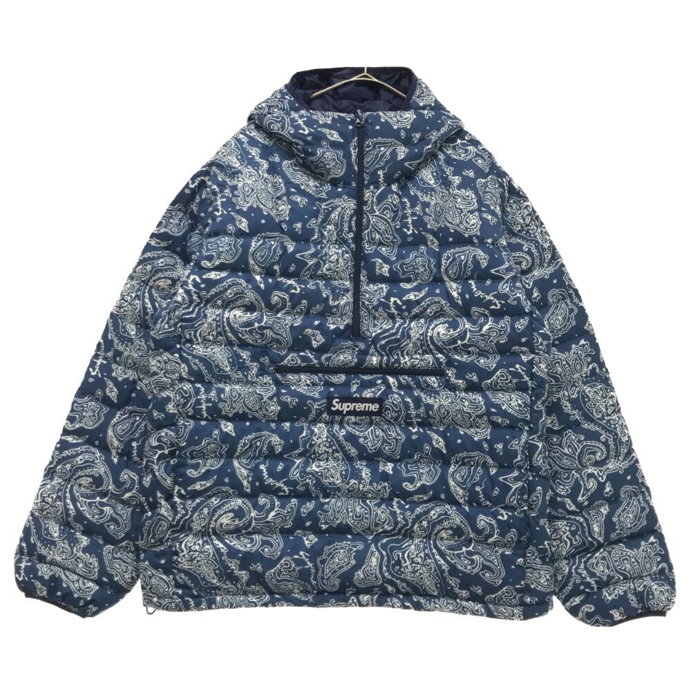 SUPREME (シュプリーム) 22AW Micro Down Half Zip Hooded Pullover