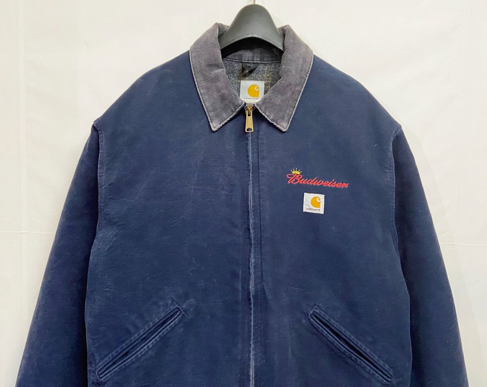 USA製 Carhartt カーハート バドワイザー 企業ロゴ刺繍