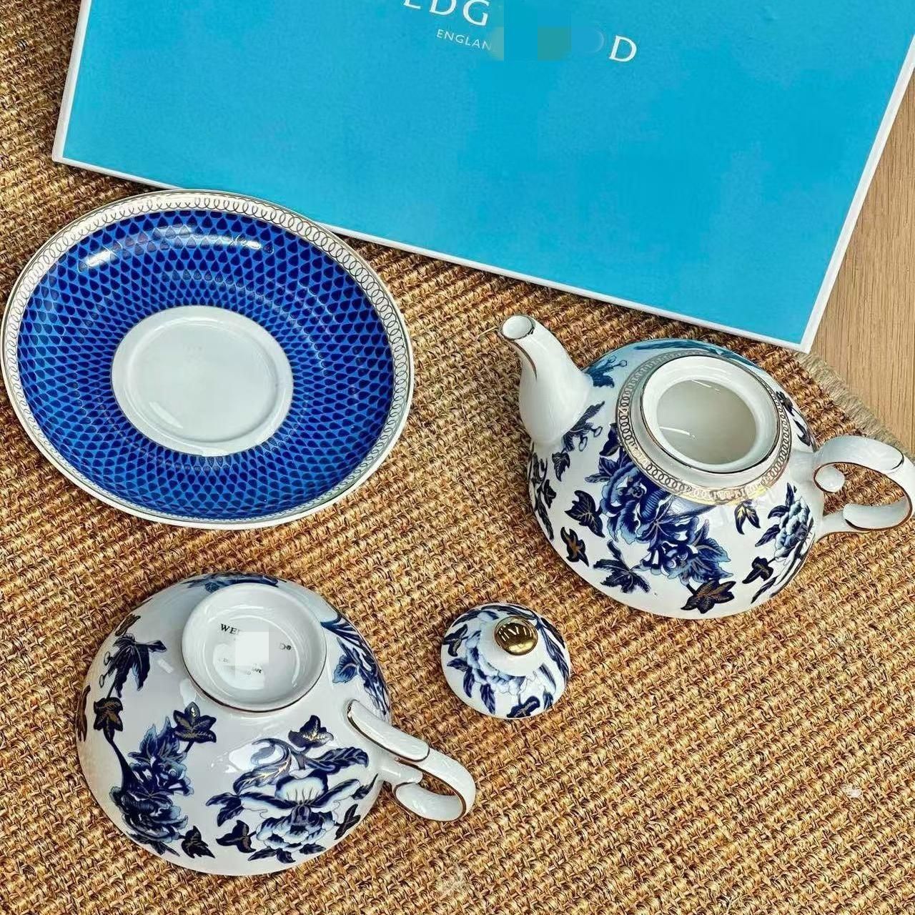 未使用 新品 WEDGWOOD ウェッジウッド シリーズ子母ポット英国式 