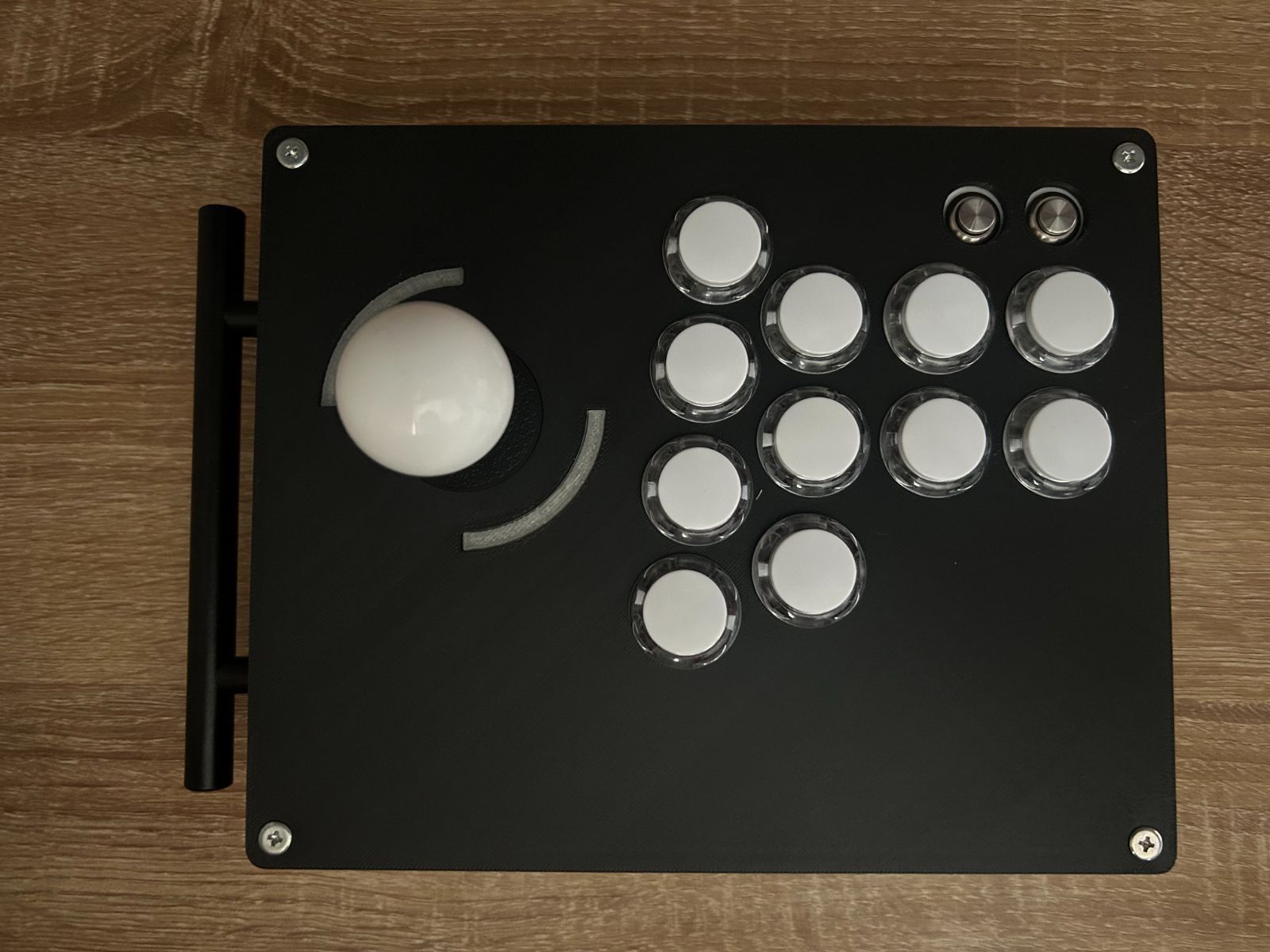 DP-3Ⅱ/LED搭載 ブラックレッド/ジョイスティックモデル アケコン DP-3Ⅱ/LED搭載 ブラックレッド/ジョイスティックモデル