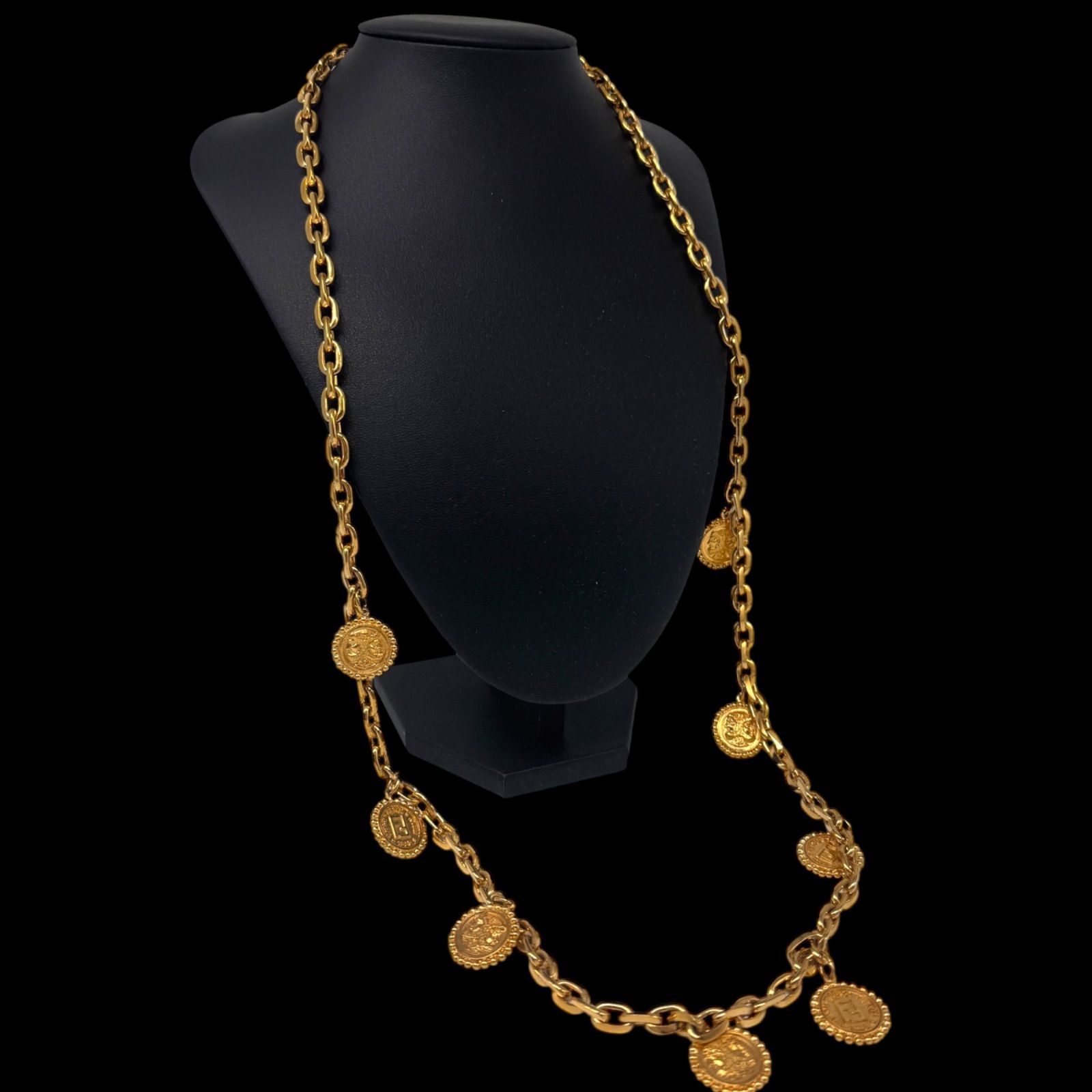【FENDI】フェンディオーロック ベルト チェーン ゴールドメタル フェンディ フェンディ オーロック Fashion Jewelry ウィ