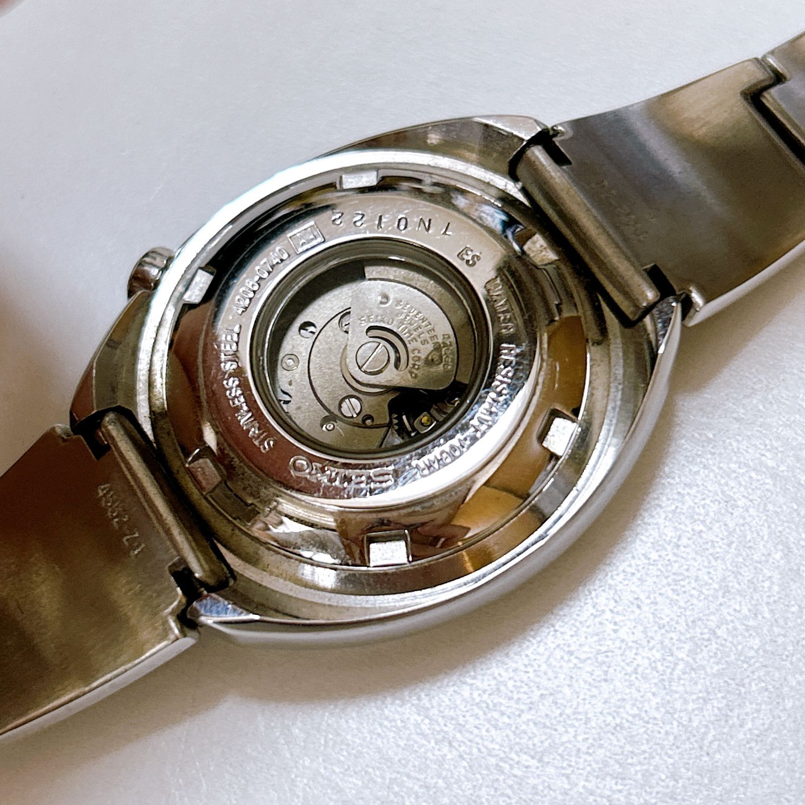 SEIKO AUTOMATIC S-WAVE セイコー レディース腕時計 自動巻き 文字盤