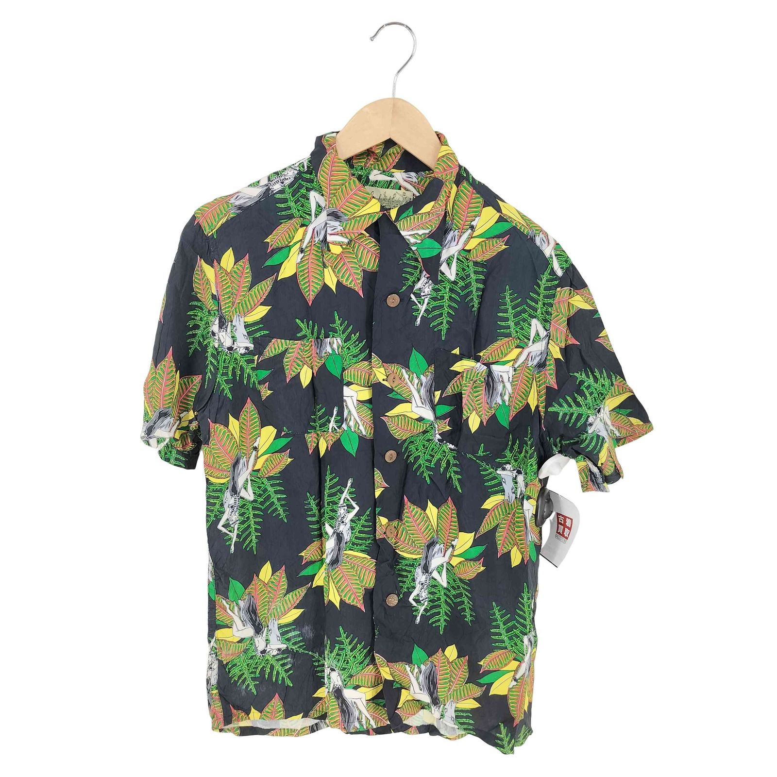 ユーズドフルギ 古着 PHERROW S 総柄アロハシャツ メンズ import M