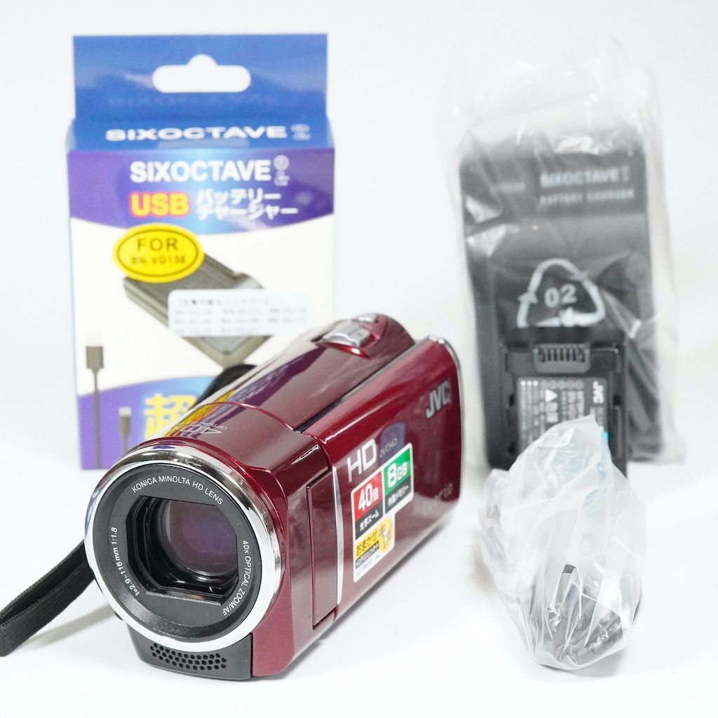 JVC Everio GZ-HM450 ルージュレッド Amazon | JVCケンウッド JVC 8GBフルハイビジョンメモリー