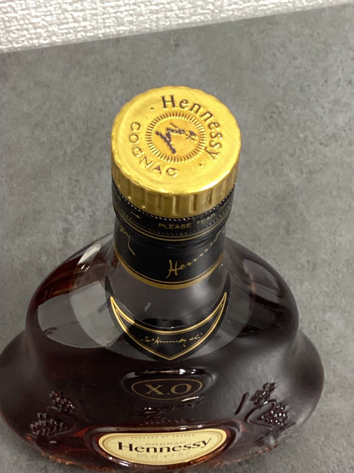 Hennessy ヘネシー コニャック xo 金キャップ 古酒 箱 ヘネシー Hennessy XO 金キャップ コニャック 未開栓 ブランデー