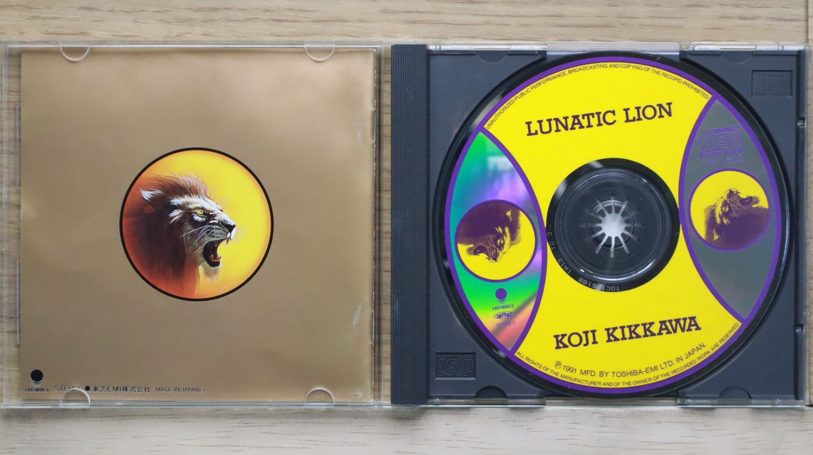 デパート 送料無料 Kikkawa□ ji 国内盤CD☆吉川晃司/K LUNATIC 【TOCT6100 LION 洋楽