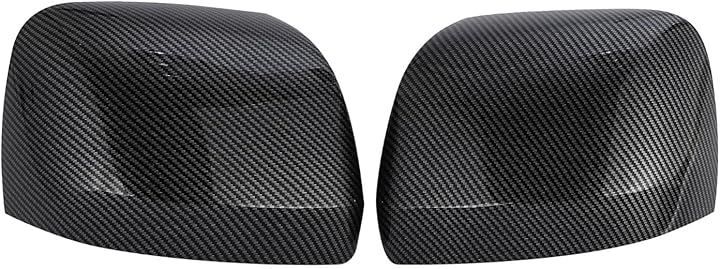 Pararect ドアミラー サイドミラー カバー S500P S510P S500U S500J S510J カーボン ハイゼット トラック 軽トラ ピクシス サンバー 左右セット 貼るだけ かんたん装着 後期型 社外品