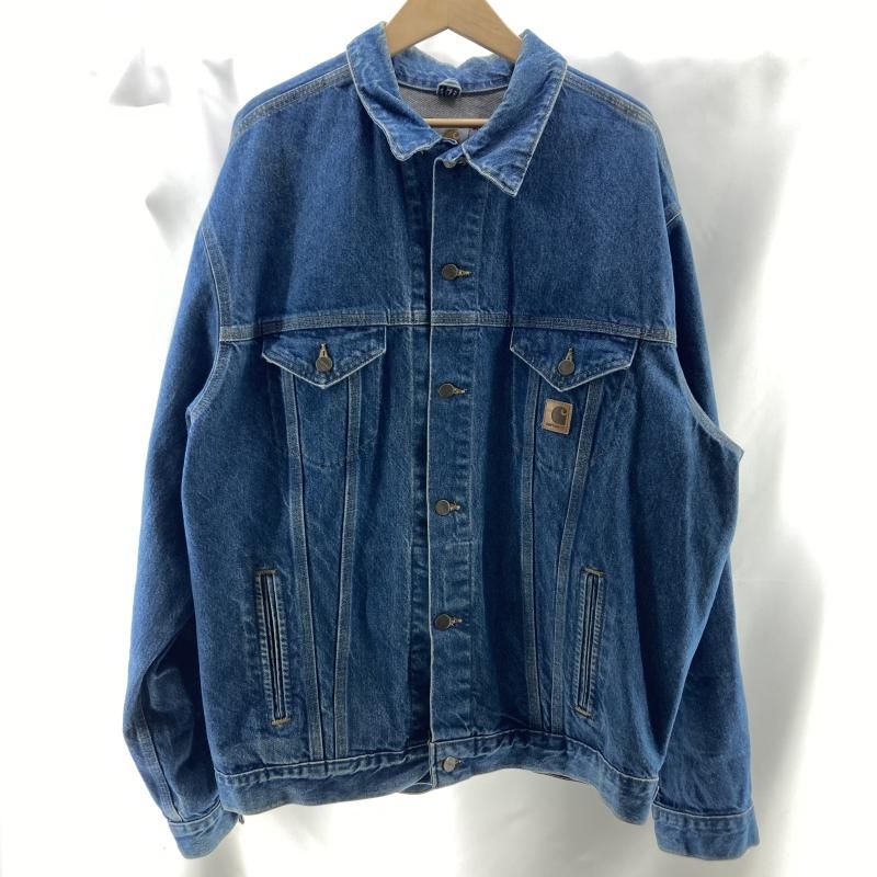 Carhartt デニムジャケット クロップド丈 インディゴ 日本未発売】Carhartt WIP STAMP ジャケット (Carhartt/デニム