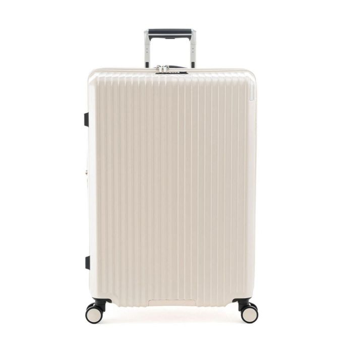 4営業日で発送 A.L.I ALI07528W スーツケース ジッパータイプ 104L 拡張機能付き マットバニラ ALI-075-28W
