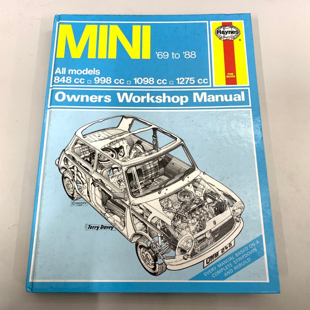 01)【同梱不可】Haynes Mini Owners Workshop Manual/ミニ/オーナーズ・ワークショップ・マニュアル/洋書/整備書/A