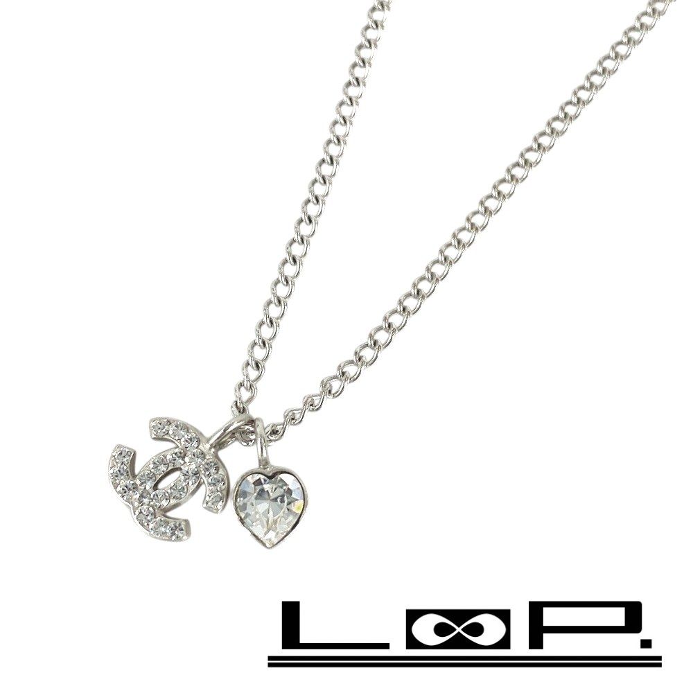 □美品□ シャネル ココ ネックレス アクセサリー シルバー SS