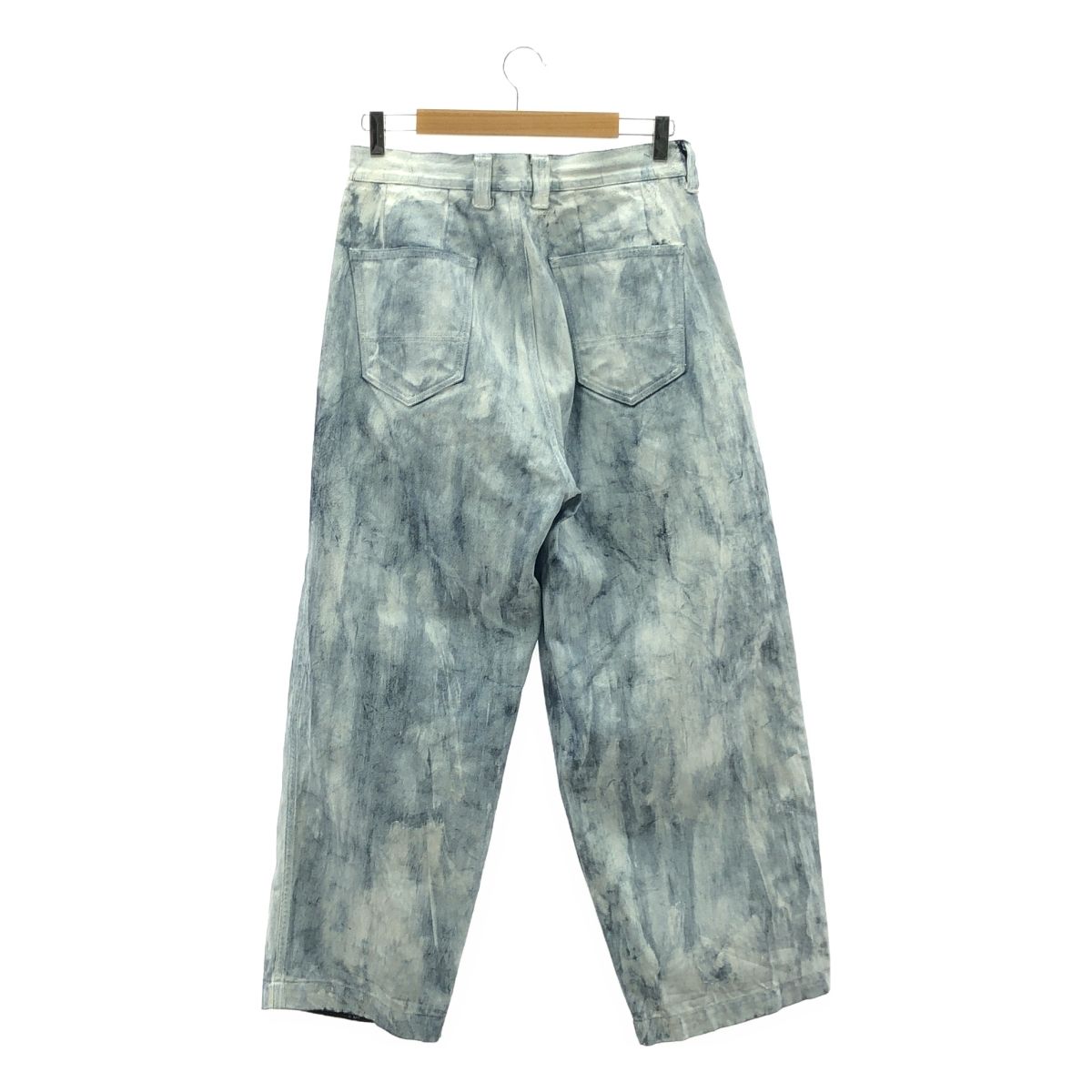 roundabout / ラウンダバウト | 2024AW | Paint Denim 2tuck Pants  